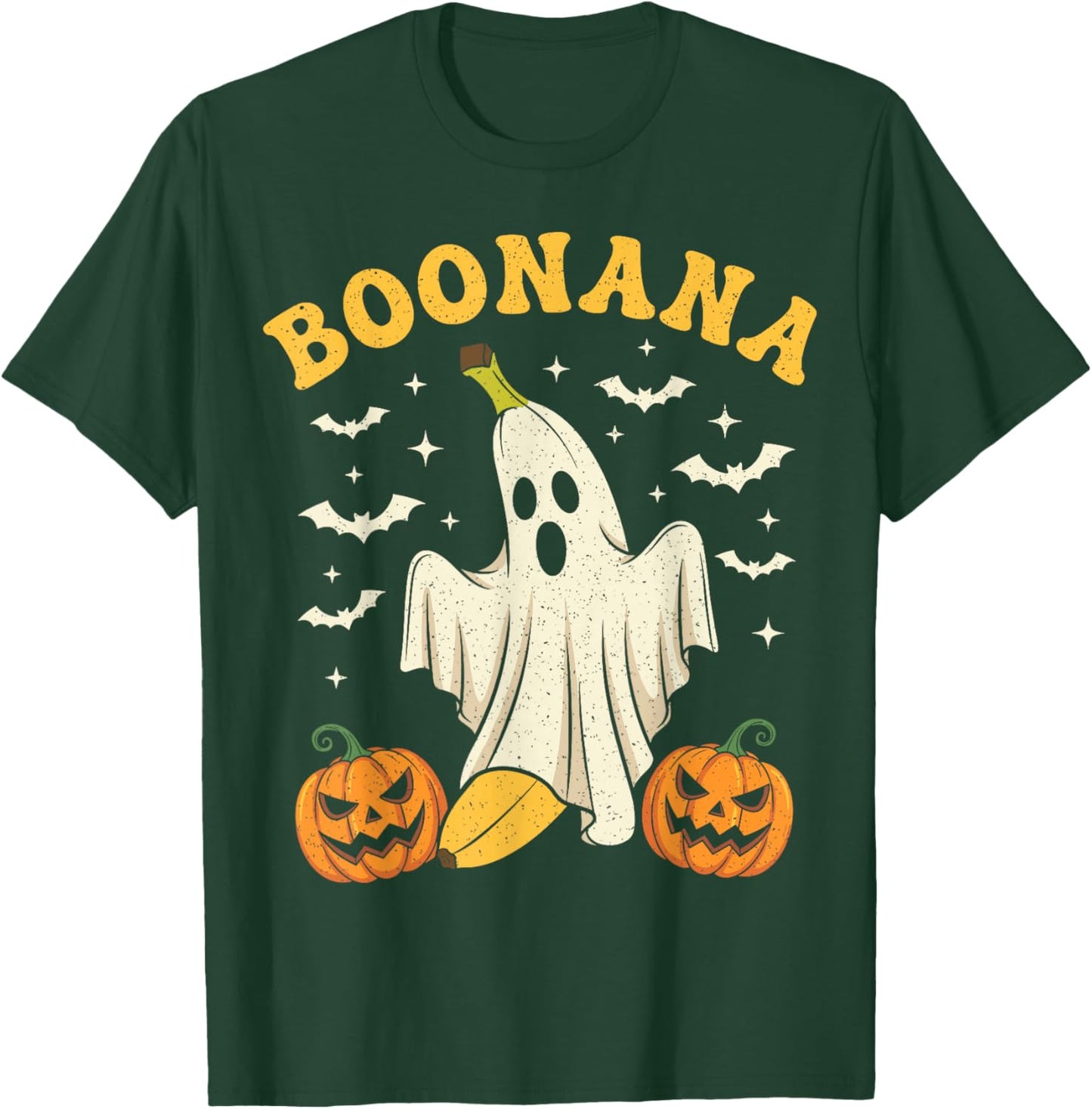 Funny Boonana Ghost Banana Halloween Costume Men Women Kids T-Shirt - T-Shirt | Forest