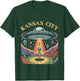 Kansas City Alien UFO Abduction Retro Sci-Fi Art T-Shirt - T-Shirt | Forest