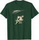 Smoking Man with Hat Noir Gangster Style T-Shirt - T-Shirt | Forest