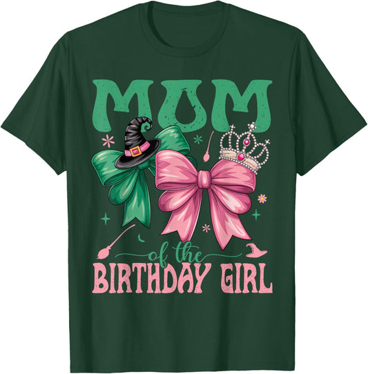 Mom of The Birthday Girl Matching Witch Family Bday Part T-Shirt - T-Shirt | Forest