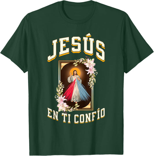 Jesus DE LA Divina Misericordia EN TI CONFIO T-Shirt - T-Shirt | Forest