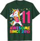 11 Years Old Unicorn Dabbing 11th Birthday Girl Gift Party T-Shirt - T-Shirt | Forest
