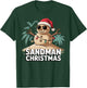 Sandman Christmas Design Tropical Beach Snowman T-Shirt - T-Shirt | Forest