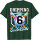 6 Years Old Baseball Ice Cream 6th Birthday Boys Since 2020 T-Shirt - T-Shirt | Forest