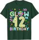 It's My 12th Birthday Glowing 80s 12 Year Old T-Shirt - T-Shirt | Forest