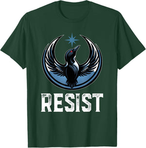 Resist Minnesota Rebel New State Flag Men Women T-Shirt - T-Shirt | Forest