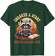 Unearth a Story Summer Reading 2026 Raccoon T-Shirt - T-Shirt | Forest