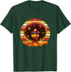 Vintage Retro Afro Woman Turkey Thanksgiving Proud Black T-Shirt - T-Shirt | Forest