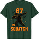 67 Halloween Bigfoot Six Seven Sasquatch Brainrot Meme Boys T-Shirt - T-Shirt | Forest