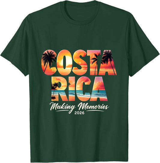 Pura Vida Costa Rica Souvenir 2026 Central America Travel T-Shirt - T-Shirt | Forest