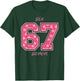 Six Seven Cool Meme 67 Funny Number T-Shirt - T-Shirt | Forest