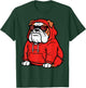 Bulldog Girls Youth Teen Kids Boys Men Women T-Shirt - T-Shirt | Forest