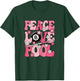 Peace Love Pool 8 Ball Billiard Player Women Girls Kids T-Shirt - T-Shirt | Forest