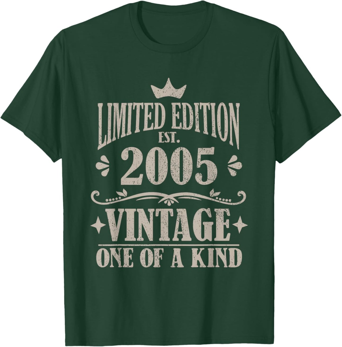 21st Birthday Vintage 2005 Limited Edition T-Shirt - T-Shirt | Forest