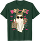 Boo JEE Boujee Leopard Ghost Halloween October Vibes T-Shirt - T-Shirt | Forest