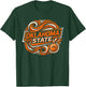 Oklahoma State with USA Design Apparel T-Shirt - T-Shirt | Forest