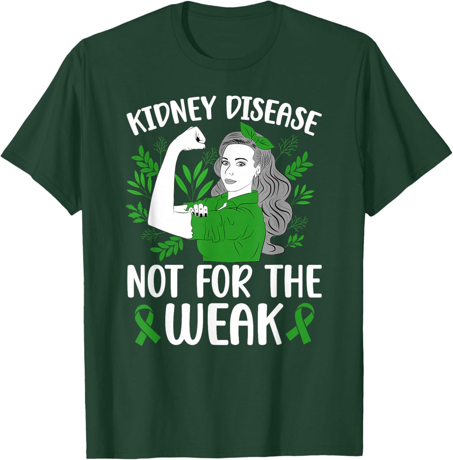 Kidney Disease Awareness Month Proud Kidney Disease Warrior T-Shirt - T-Shirt | Forest