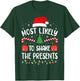 Most Likely to Shake The Presents Xmas Family Matching Tree T-Shirt - T-Shirt | Forest