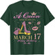 A Queen was Born on March 17 Happy Birthday to Me Gift T-Shirt - T-Shirt | Forest