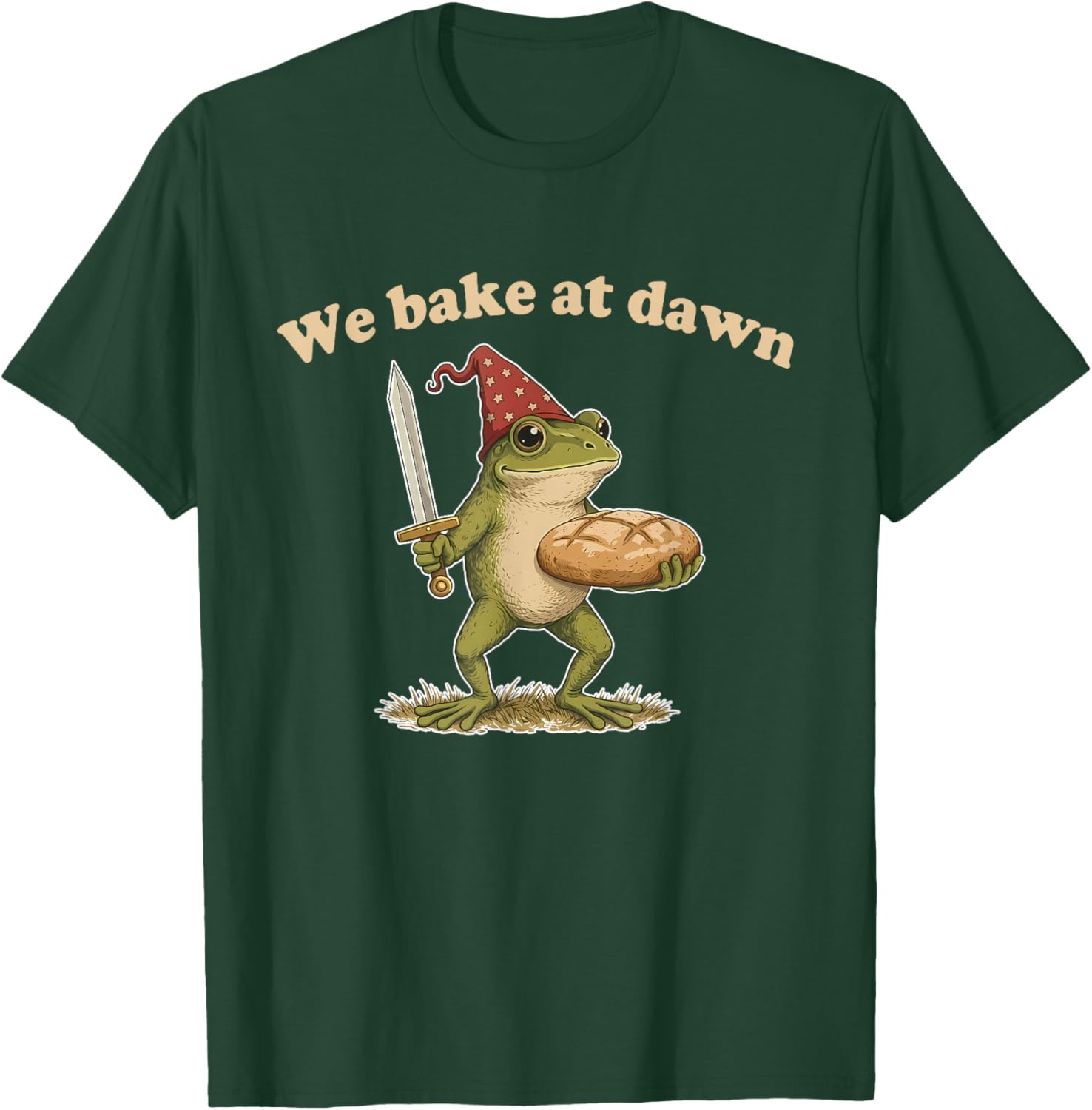 We Bake, At Dawn, Bakery Lifestyle T-Shirt - T-Shirt | Forest