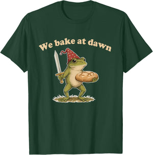 We Bake, At Dawn, Bakery Lifestyle T-Shirt - T-Shirt | Forest
