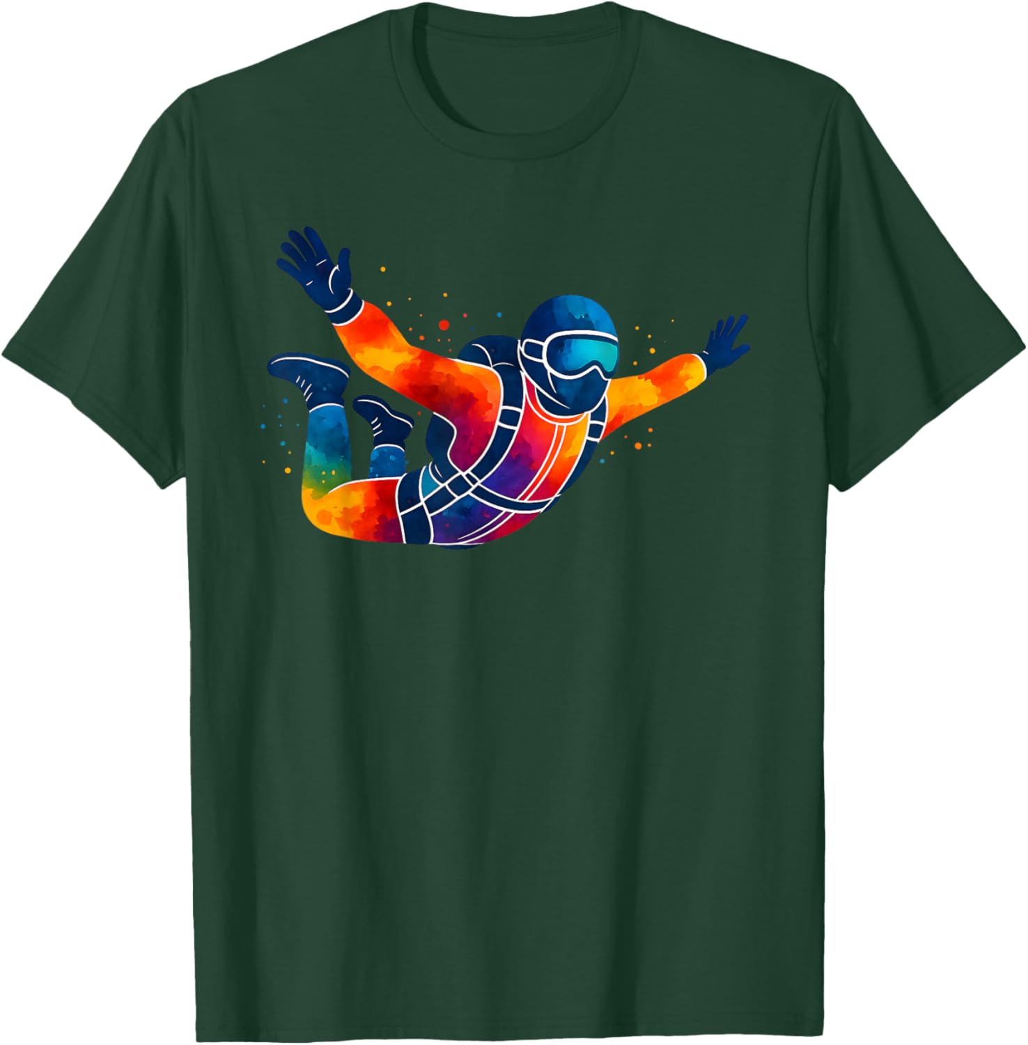 Skydiving Art Women Kids Indoor Skydive Sky Diving T-Shirt - T-Shirt | Forest
