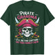Pirate Grandma Skeleton Freeboater Boat Captain Pirate T-Shirt - T-Shirt | Forest