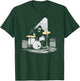 Bigfoot Drummer Retro Drums T-Shirt - T-Shirt | Forest