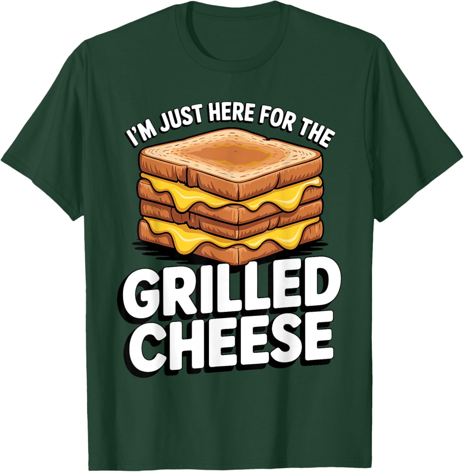 Funny Grilled Cheese Art Women Grilled Cheese Lover T-Shirt - T-Shirt | Forest