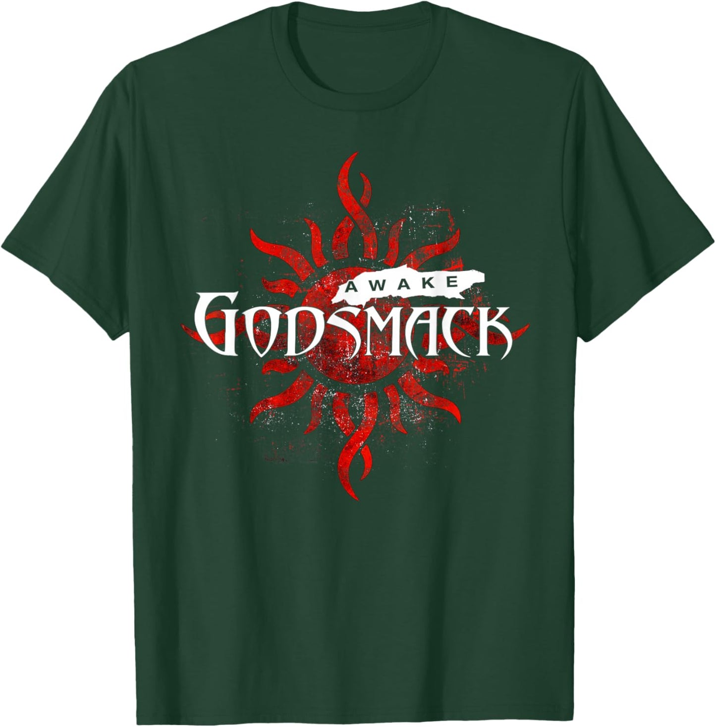 Godsmack Awake Sun 25th On Navy T-Shirt - T-Shirt | Forest