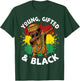 Dabbing African Boy Kid Toddler Young Gifted Black History T-Shirt - T-Shirt | Forest