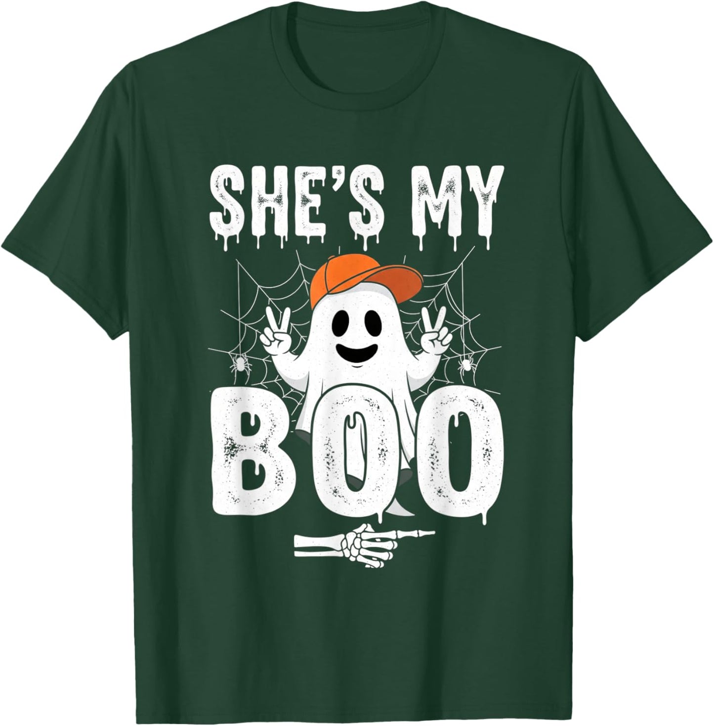 Shes My Boo Couple Matching Halloween Costumes T-Shirt - T-Shirt | Forest