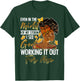 Even in The Midst of My Storm Black History Month Woman Girl T-Shirt - T-Shirt | Forest