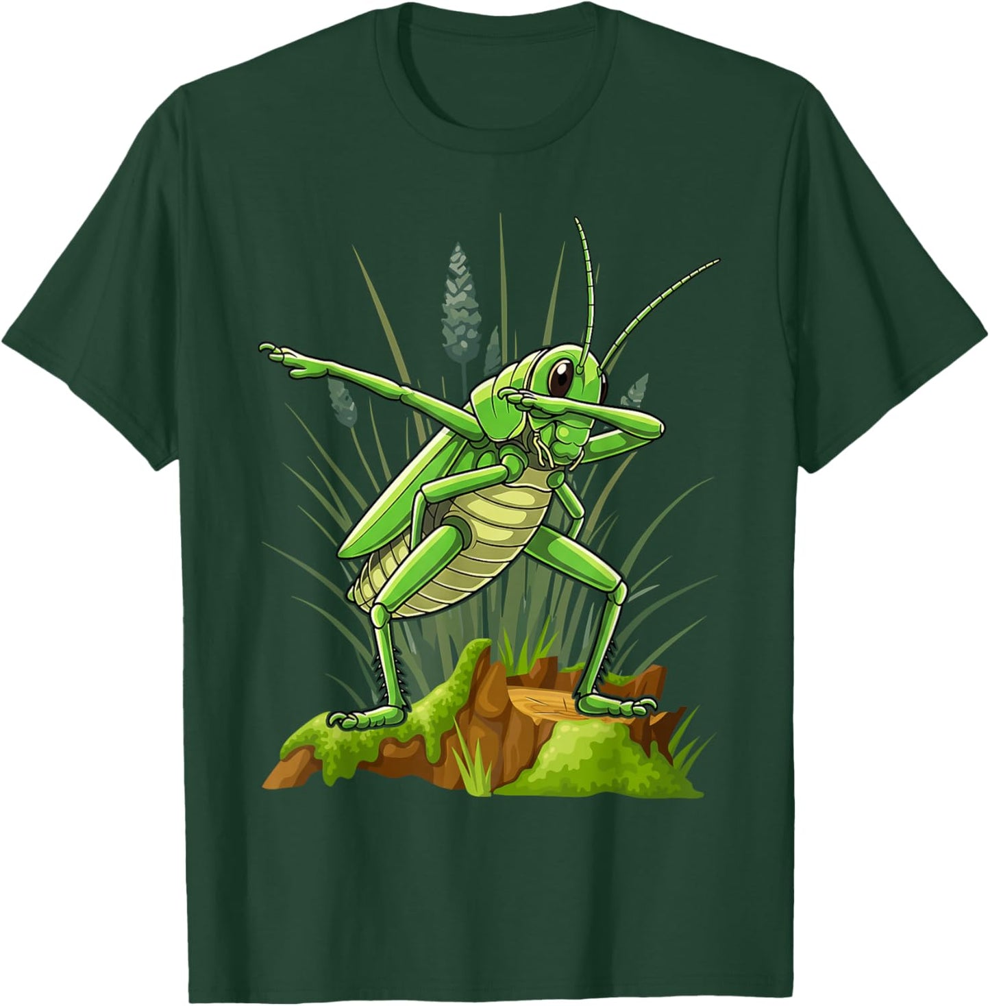 Funny Grasshopper Costume Women Kids T-Shirt - T-Shirt | Forest