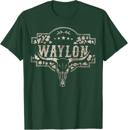 Vintage Waylon Gift Women Kid T-Shirt - T-Shirt | Forest