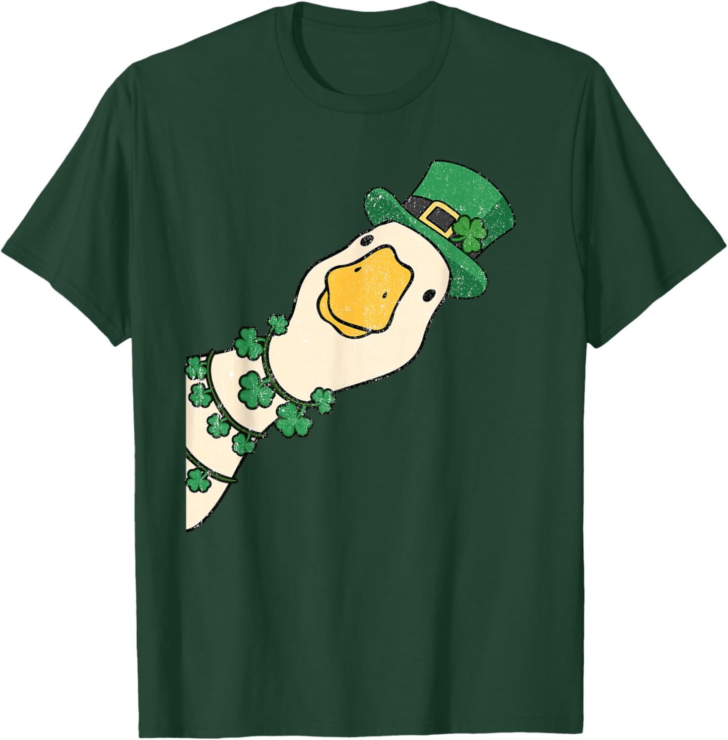Funny Goose St.Patrick's Day Lucky Shamrock Irish Ireland T-Shirt - T-Shirt | Forest