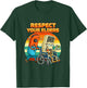 Retro Gamer Respect Elders Classic Funny Video Games T-Shirt - T-Shirt | Forest