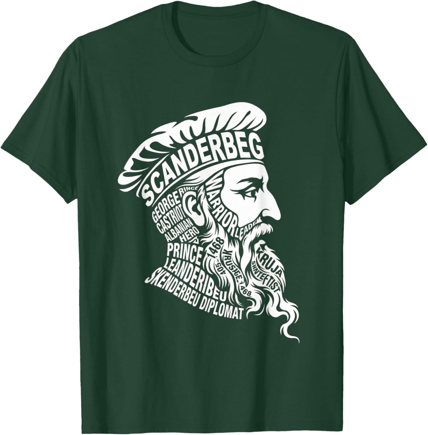 Scanderbeg The Albanian Eagle T-Shirt - T-Shirt | Forest