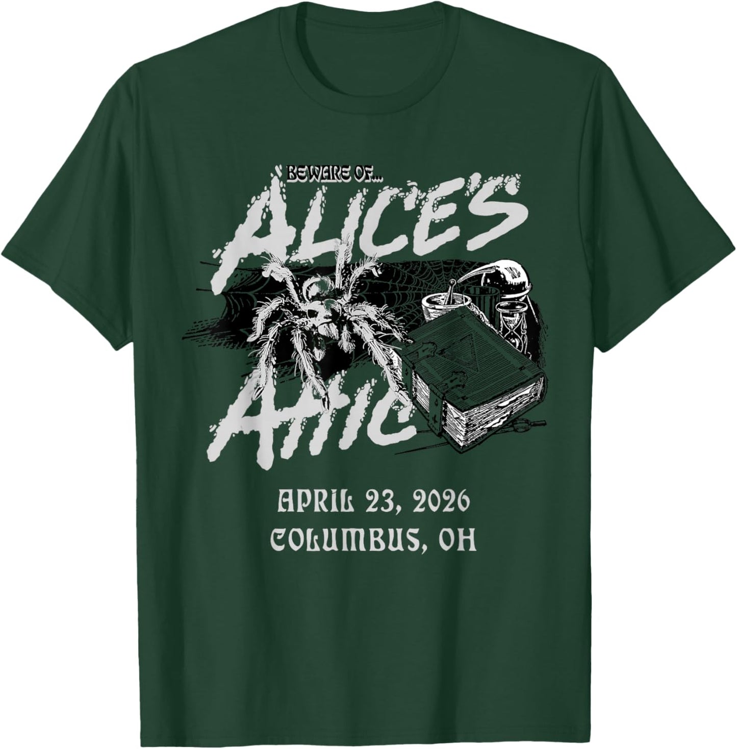 Alice Cooper 2026 Tour Columbus T-Shirt - T-Shirt | Forest
