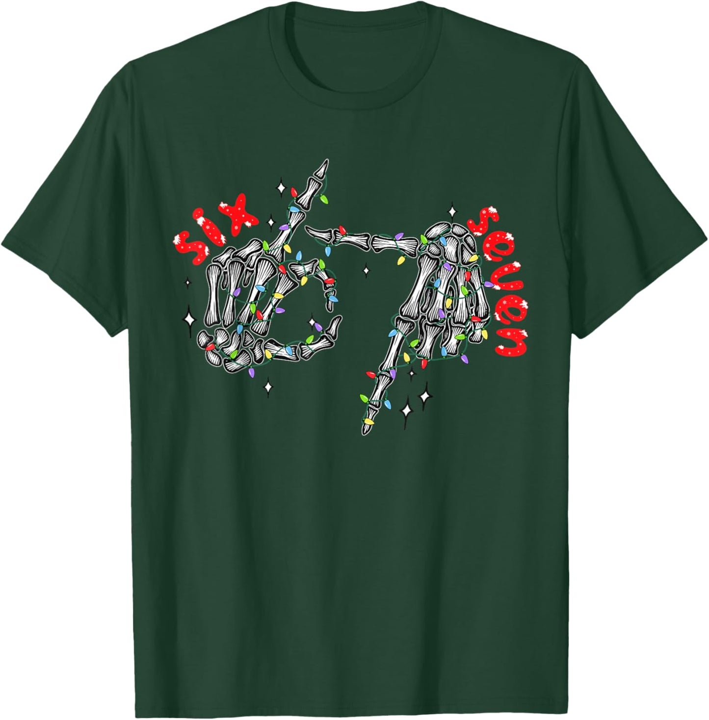 67 Meme Six Seven for Kids Women Men Boys Girls Christmas T-Shirt - T-Shirt | Forest