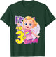 Bebefinn Bora It' My 3rd Birthday Girl Kids T-Shirt - T-Shirt | Forest