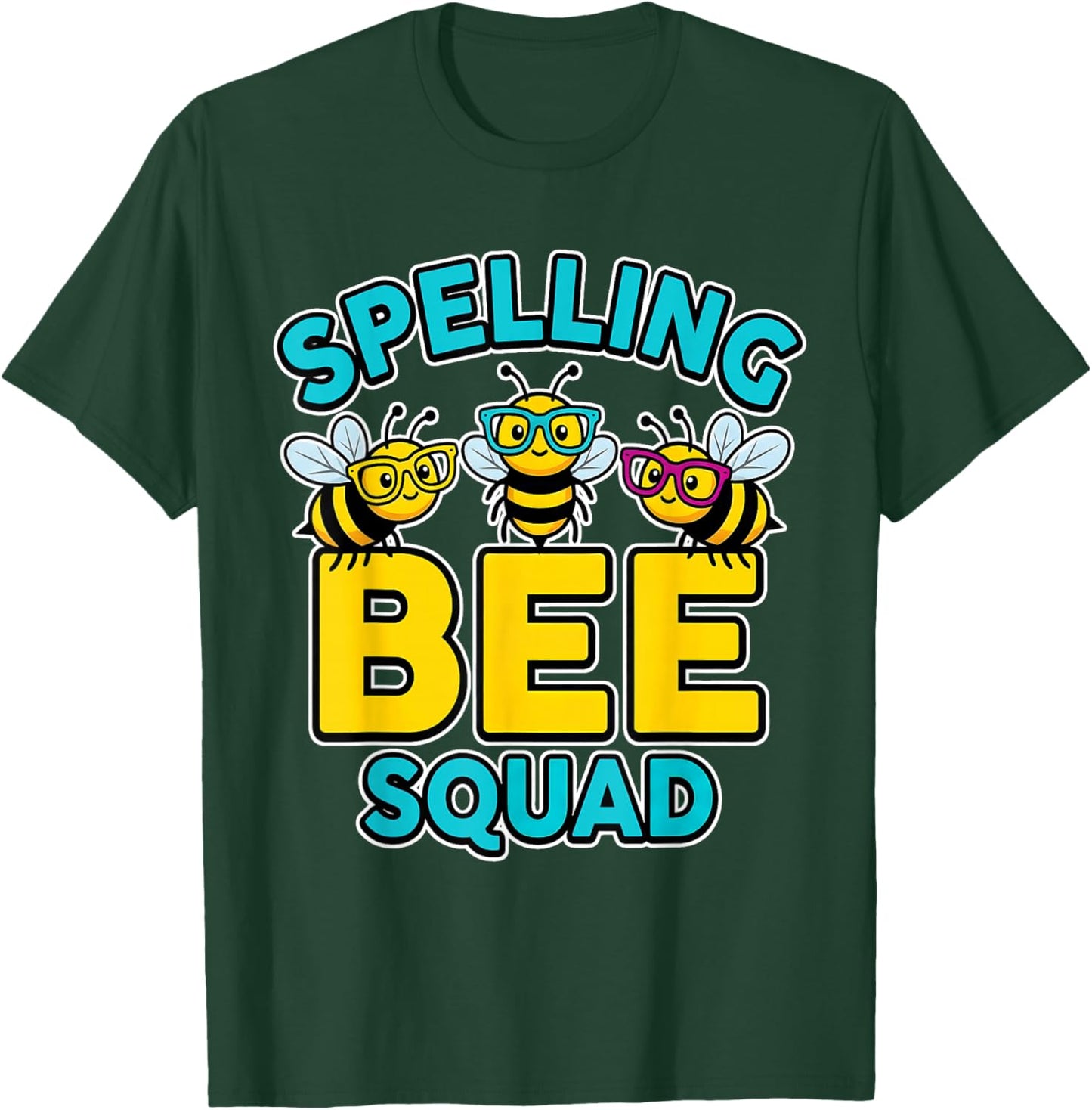 Cute Spelling Bee Squad for School Boys Girls Youth Kids T-Shirt - T-Shirt | Forest