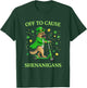 St Patrick Day German Shepherd Leprechaun Scooter Shenanigan T-Shirt - T-Shirt | Forest