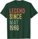 Legend May 1966 60th Birthday Men Women 60 Year Old T-Shirt - T-Shirt | Forest
