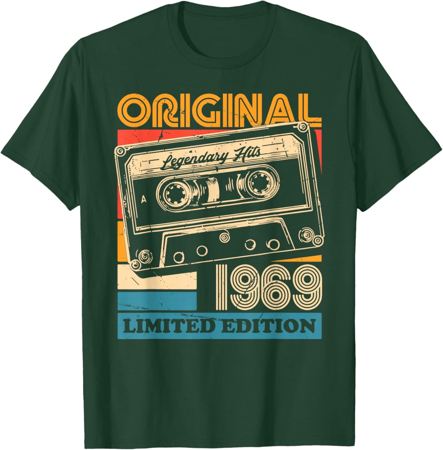 56th Birthday Retro Vintage 1969 Men Women T-Shirt - T-Shirt | Forest