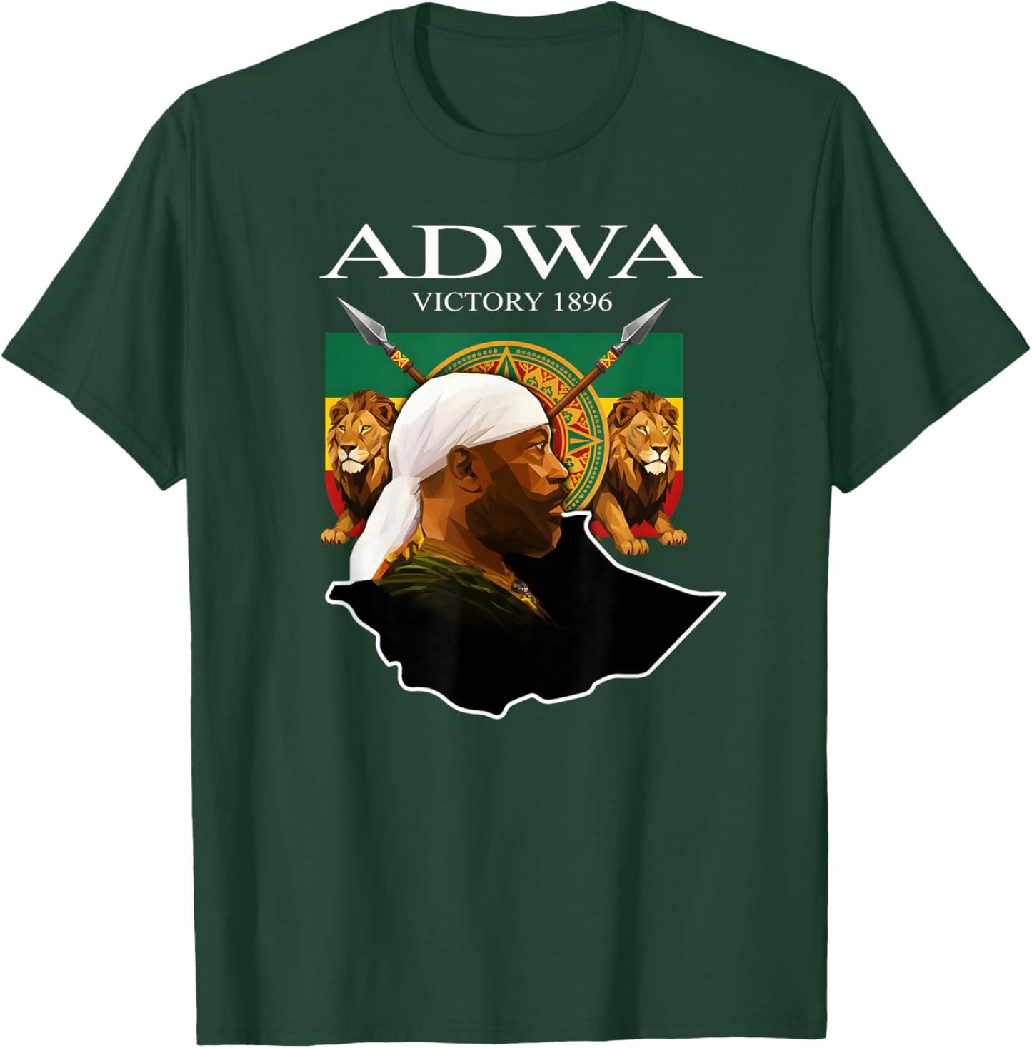 Adwa Victory Day 1896 T-Shirt - T-Shirt | Forest
