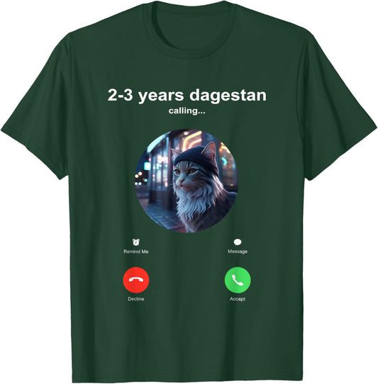 Send Him 2-3 Years Dagestan Funny MMA Wrestling Cat T-Shirt - T-Shirt | Forest