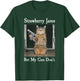 Strawberry Jams But My Gun Don't, Funny Cat with Gun T-Shirt - T-Shirt | Forest