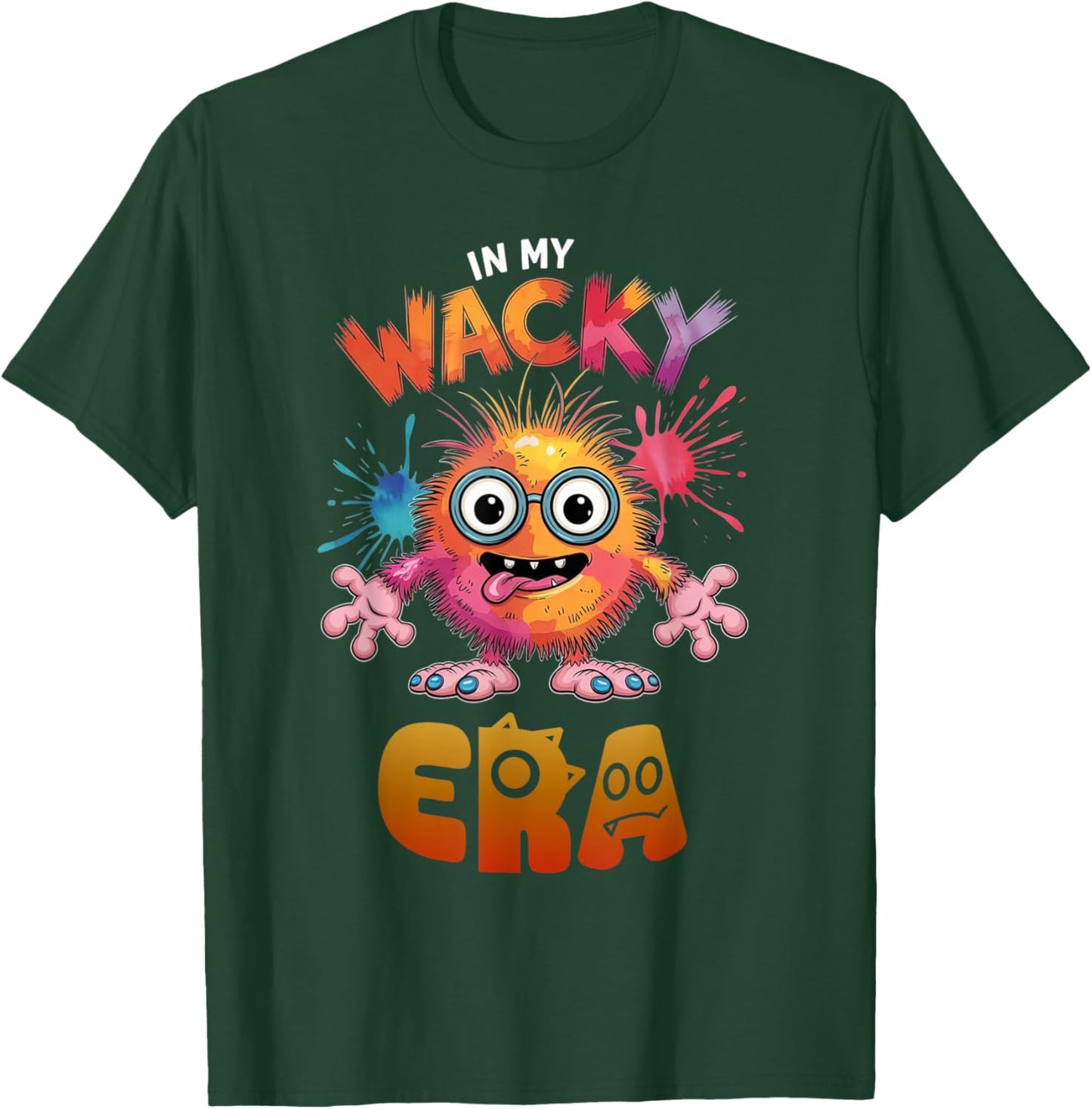 in My Wacky Era Kids and Teachers | Mismatch Day Spirit Week T-Shirt - T-Shirt | Forest