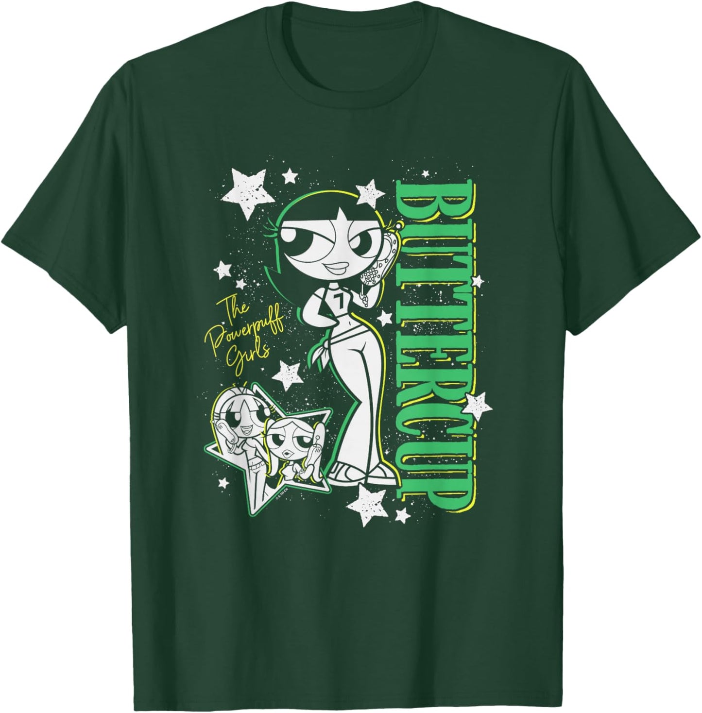 The Powerpuff Girls Teenager Buttercup Y2K Style Poster T-Shirt - T-Shirt | Forest